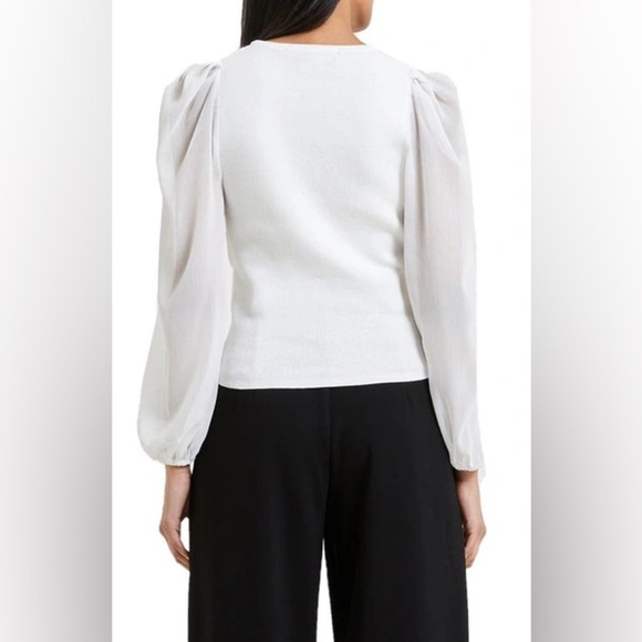 NWT - French Connection Mozart Melody Mix Long Sleeve - Size S - Picture 3 of 6